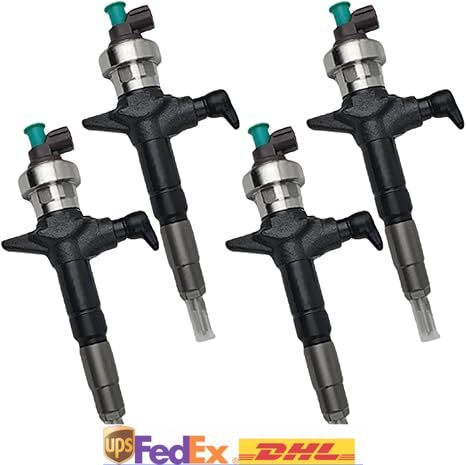 4X Fuel Injector 095000-6980 8-98011604-1 for Isuzu 4JJ1 4JJ1-TC 4JJ1-TCX D-MAX