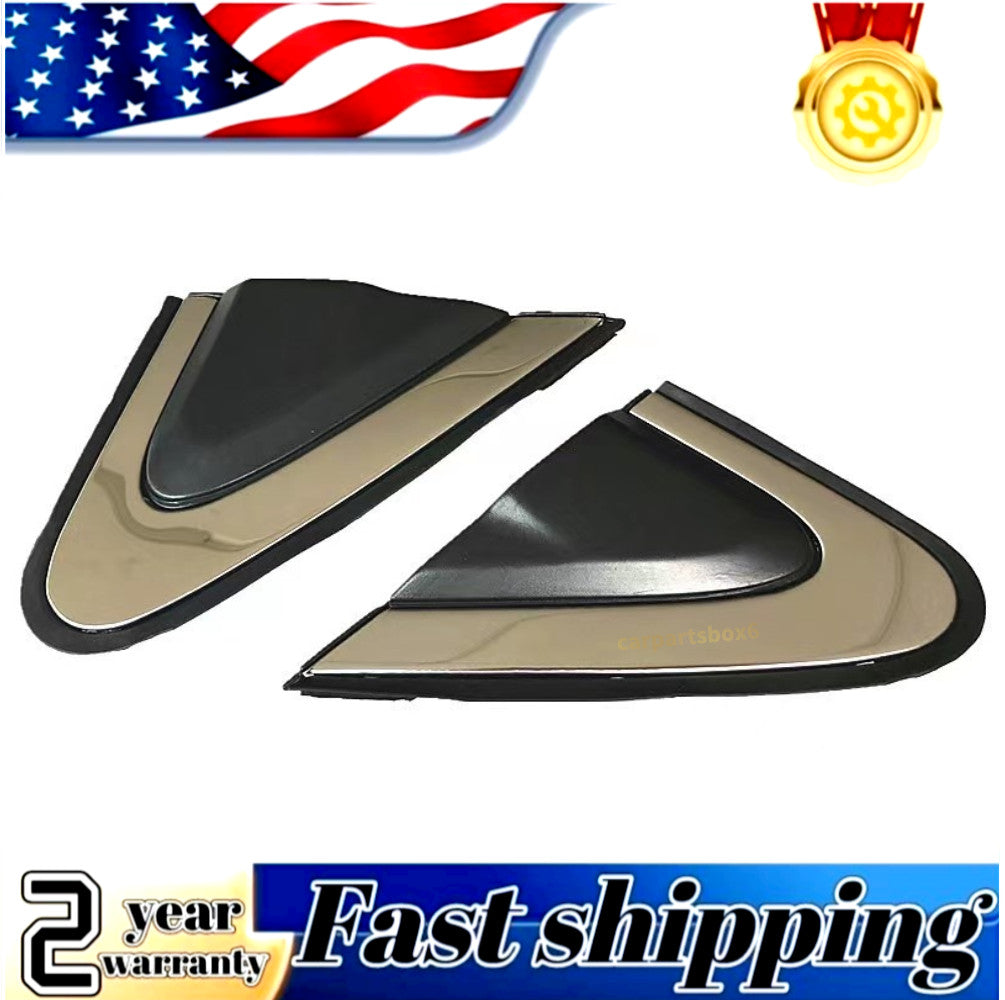 Paired mirrored corner triangular hood pillar trim for Honda CR-V (2012-2016)