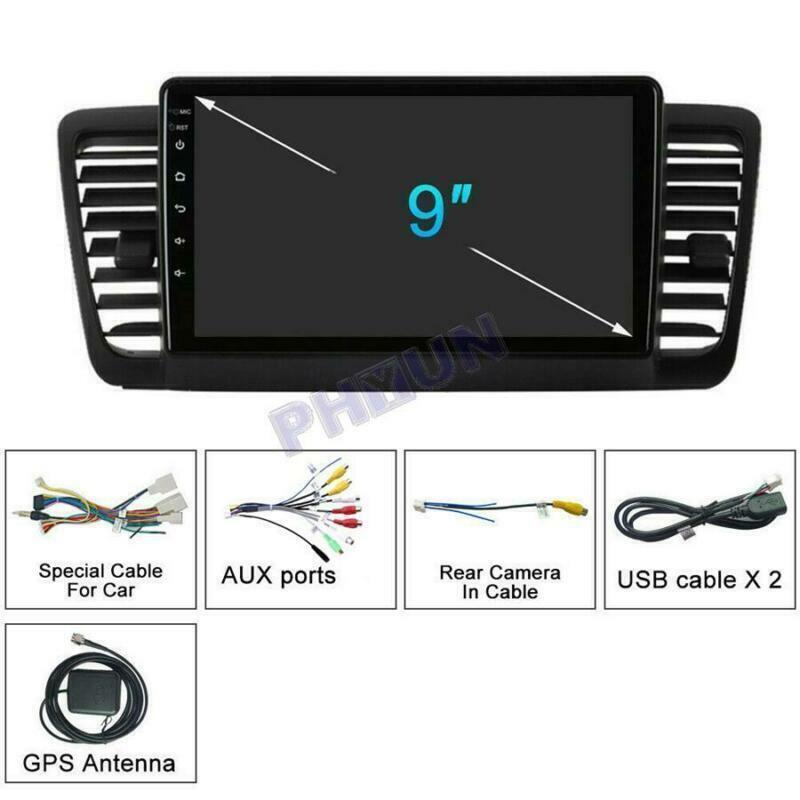For 2003-09 for Subaru Legacy Outback Stereo Radio 9 Android 10.1 GPS Navi Player