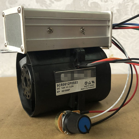 Car Electric Booster Intake Turbine Turbo for Charger Double Fan Stepless Controller