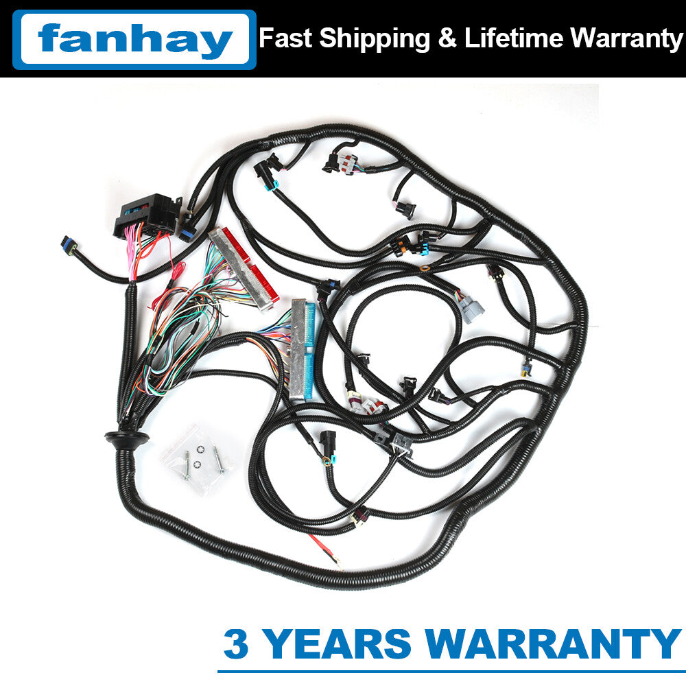 New Fit For 1997-2004 GM DBW LS1 Vor Standalone Wiring Harness 4L60E DBW