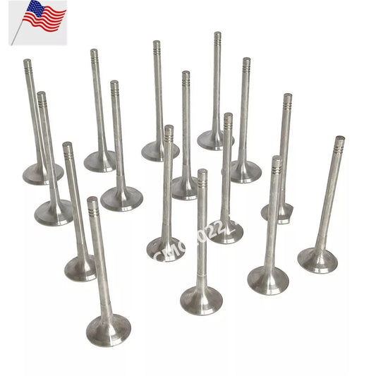 16x Engine Intake Valve Exhaust Valve Kit for VW GTI for Tiguan CC for AUDI A3 A6 Q5 TT