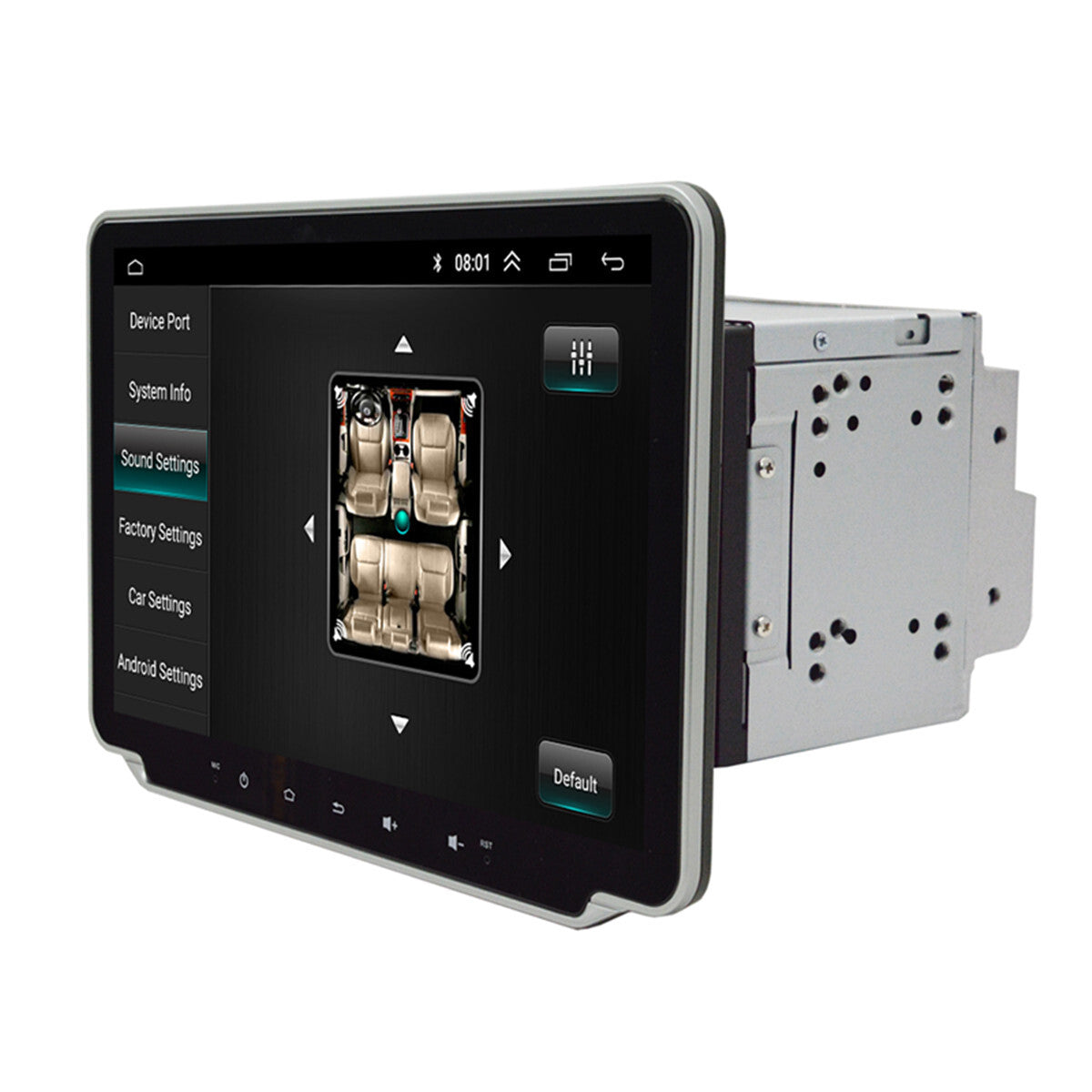 2DIN Touch Screen Car Stereo Radio GPS Wifi Rotatable 10.1in Android9.1 W/Camera