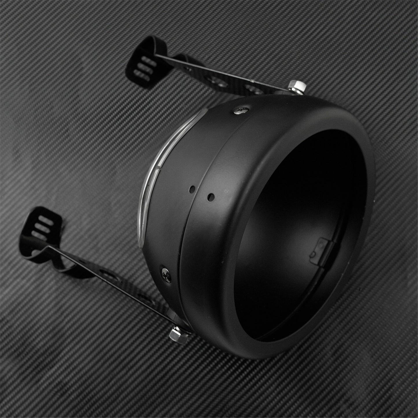 5.75 Front Headlight Lamp Shell Bucket Housing Mount Bracket Fit for Harley