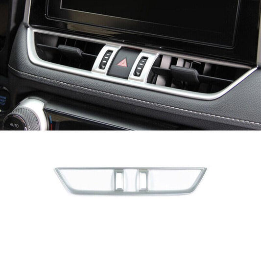 for Toyota RAV4 2019-2024 Silver Dashboard Middle Air Outlet Vent Cover Trim 1X