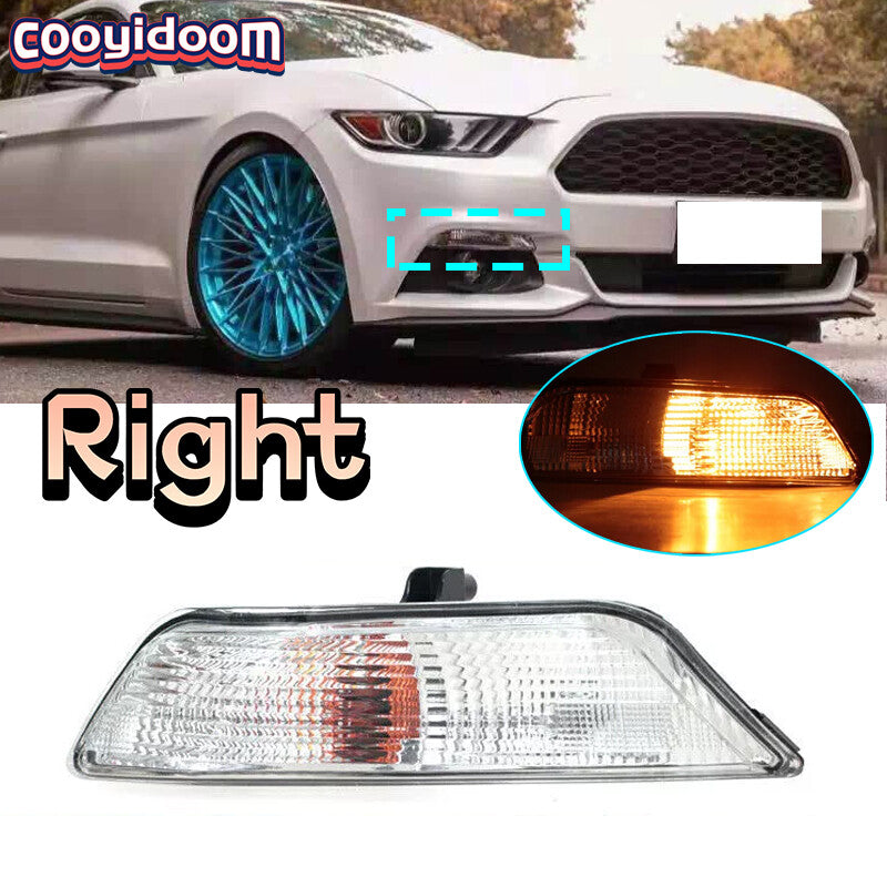 Right Front fog light turn signal Light for Ford for Mustang 2.3t /5.0 2015-2017