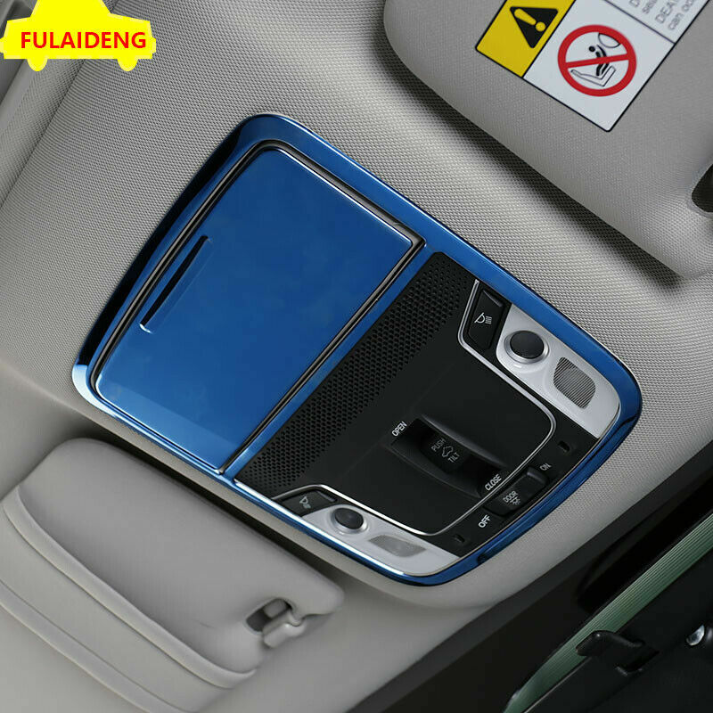 2P Blue Interior Front Reading Light Lamp Cover Trim for Honda Accord 2018-2021