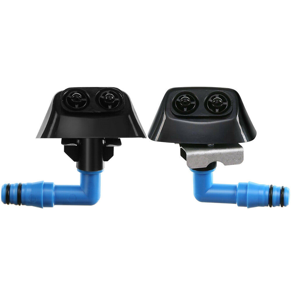 Pair - Left Right Front Headlight Washer Spray Nozzle for Saab 9-3 2004 - 2011