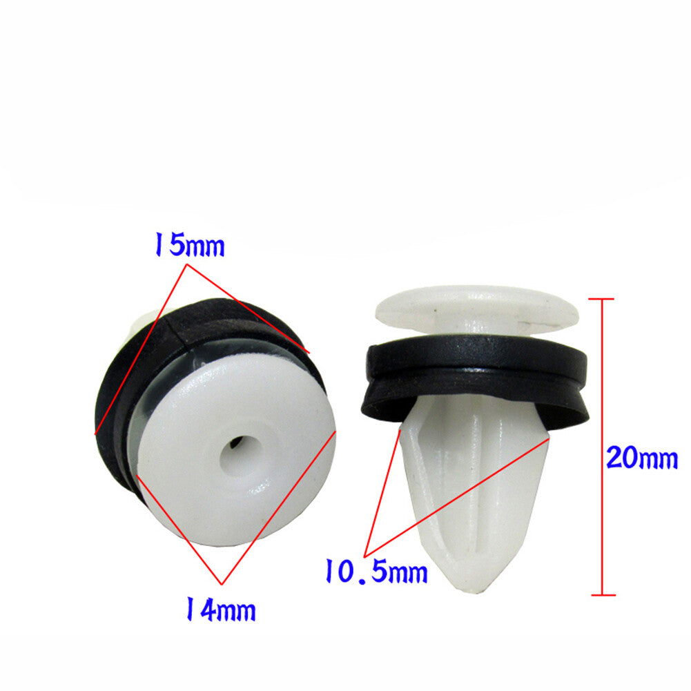 10 Car Interior Door Card Trim Panel Mounting Fastener Clips for LAND ROVER