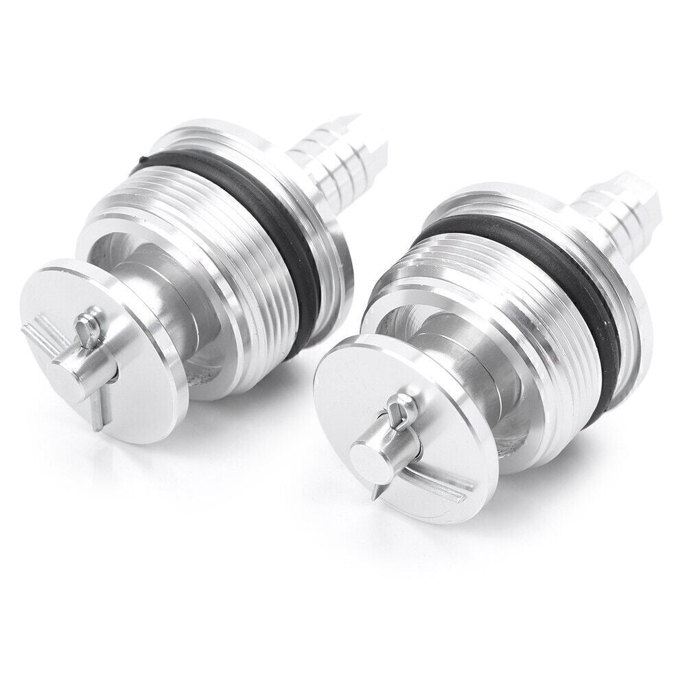 Front Preload Adjusters Fork Bolts Fit for Honda CBR250R Silver