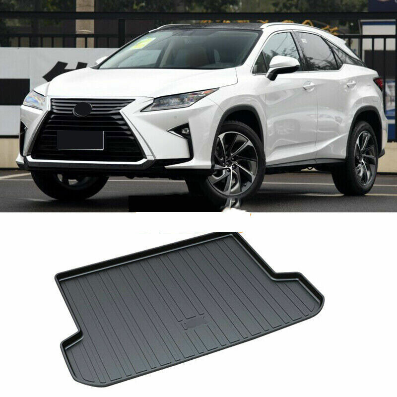 1x for Lexus RX350 RX450h 16-22 TPO Rear Trunk Cargo Floor Carpet Mat Tray Trim
