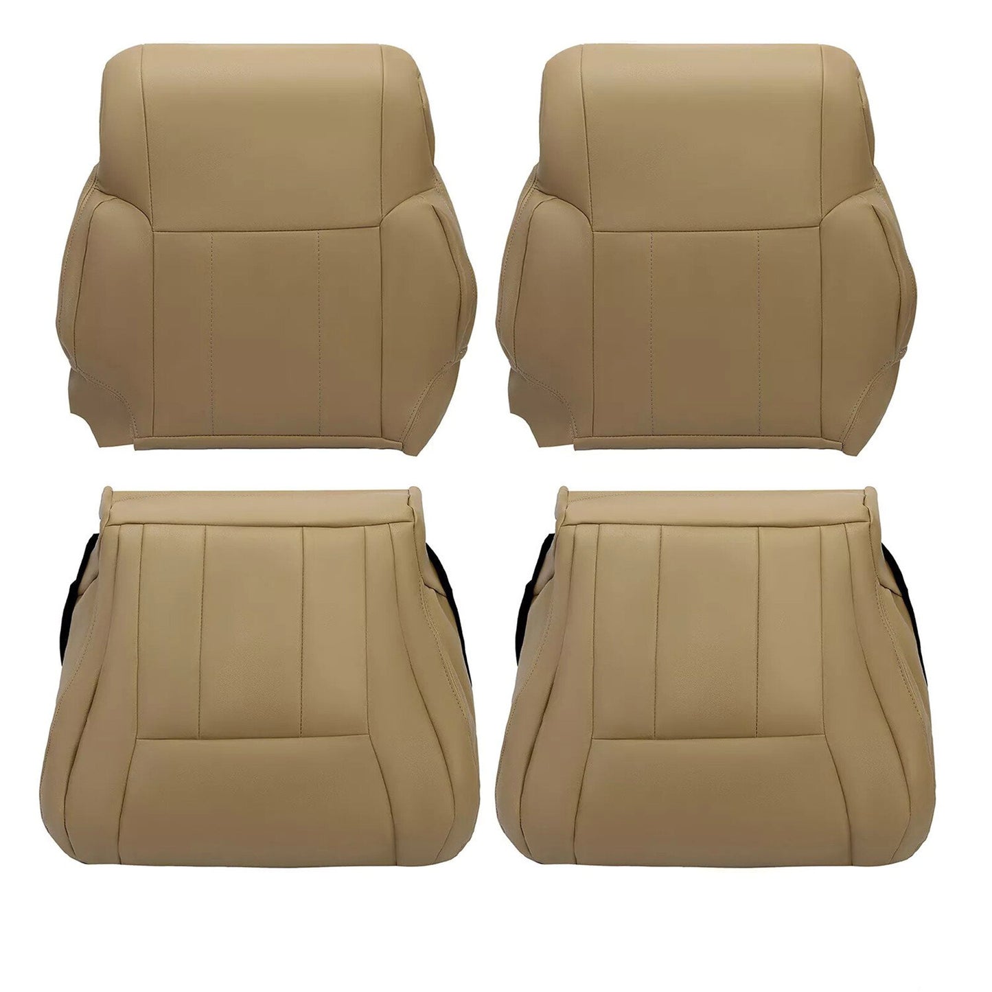 4pcs for Toyota 4Runner 1996-2002 for Seat Cover Driver Passenger for Seat Oak Tan