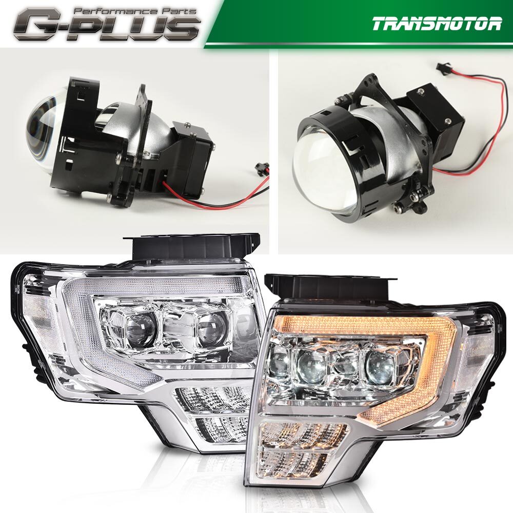 2009-2014 Shuifu Edition F150 with LED headlights, Baishan Chorme, red-green-red color scheme for seniors.