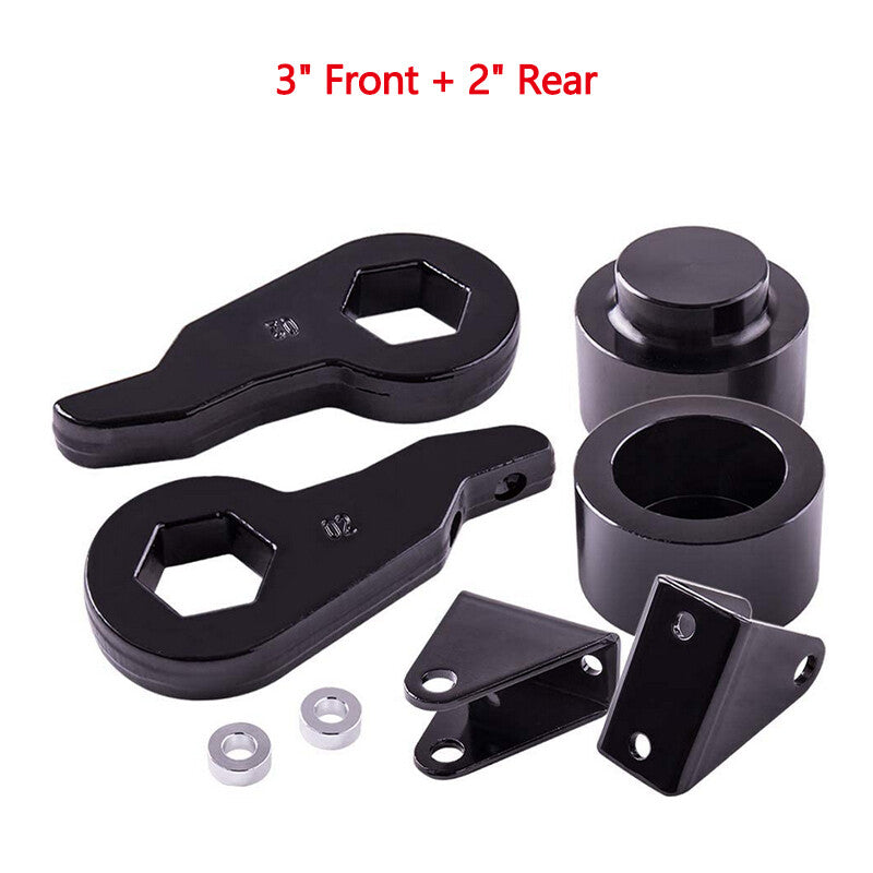 3-inch front and 2-inch rear leveling and lifting shock absorbers for 2003-2010 for Hummer H2