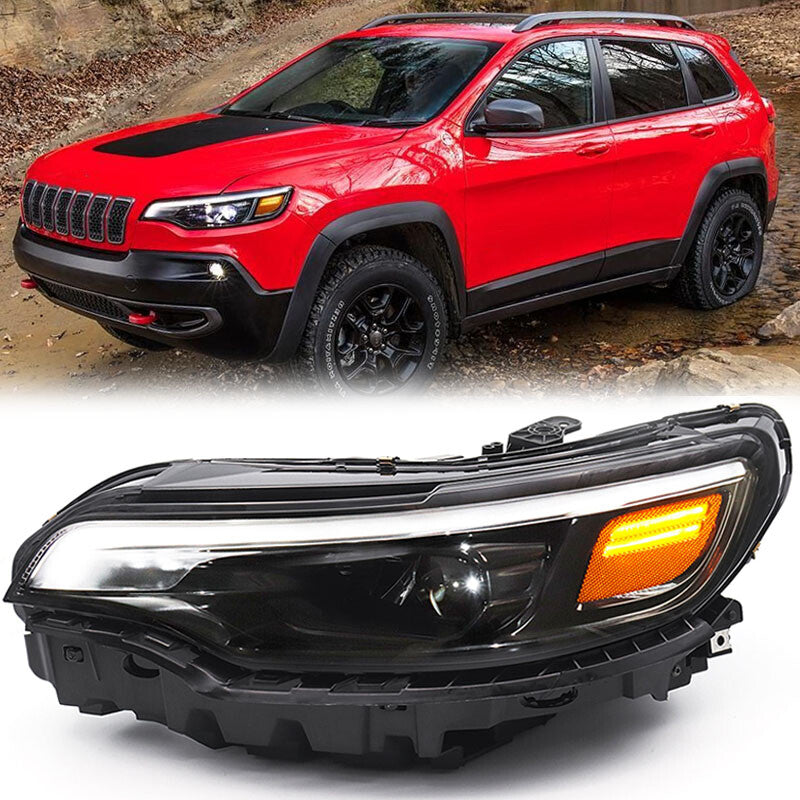 Suitable for 2019-2023 for Jeep Cherokee Projector Full LED Headlight Assembly Driver