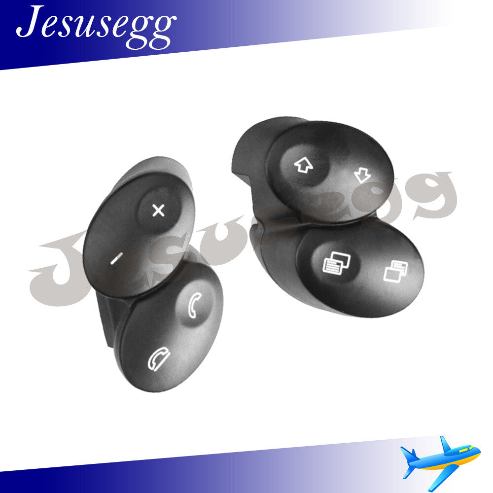 Fit for Mercedes W209 W211 W219 Steering Wheel Control Buttons Switch Set Black