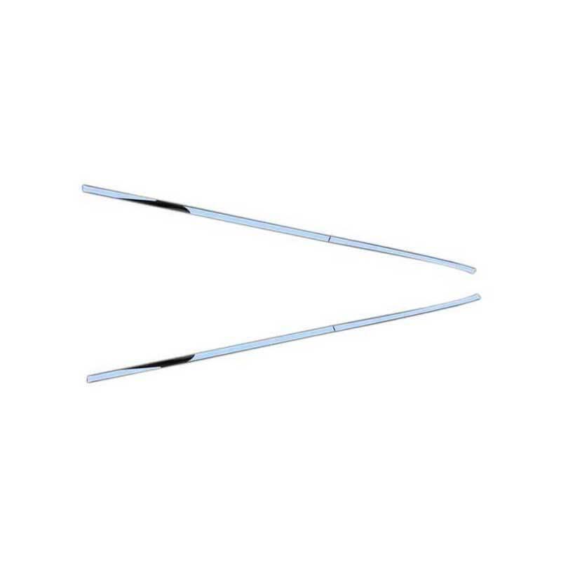 Windows Sill Molding Strip Trim 4PCS for Ford Focus Sedan 2012-2018 Chrome Steel