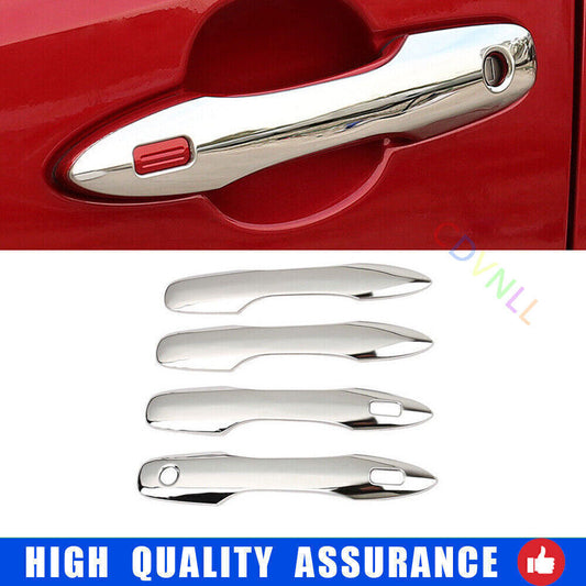 for Toyota for Corolla 20-2024 4P Chrome Exterior Side for Smart Door Handle Cover Trim
