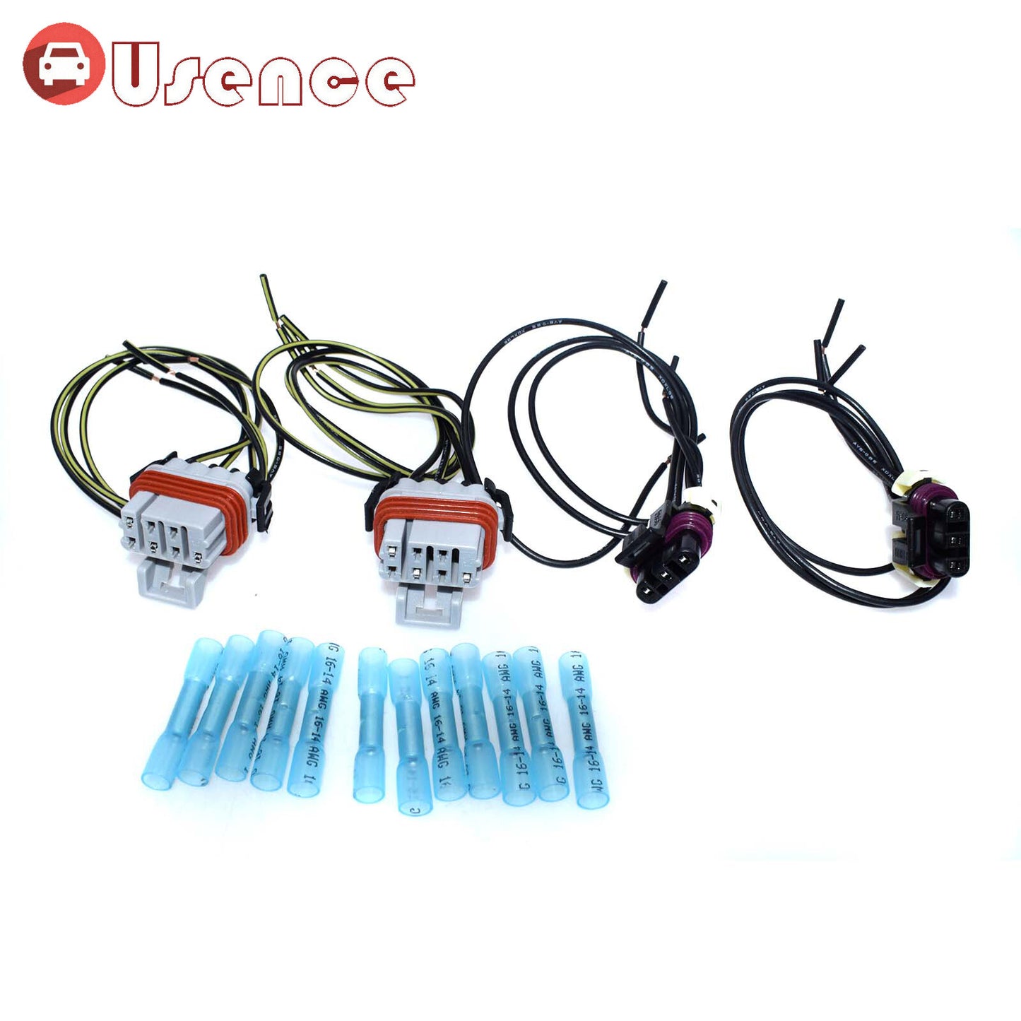 2X Headlight Harness 2X Turn Signal Harness Connector for Freightliner Columbia