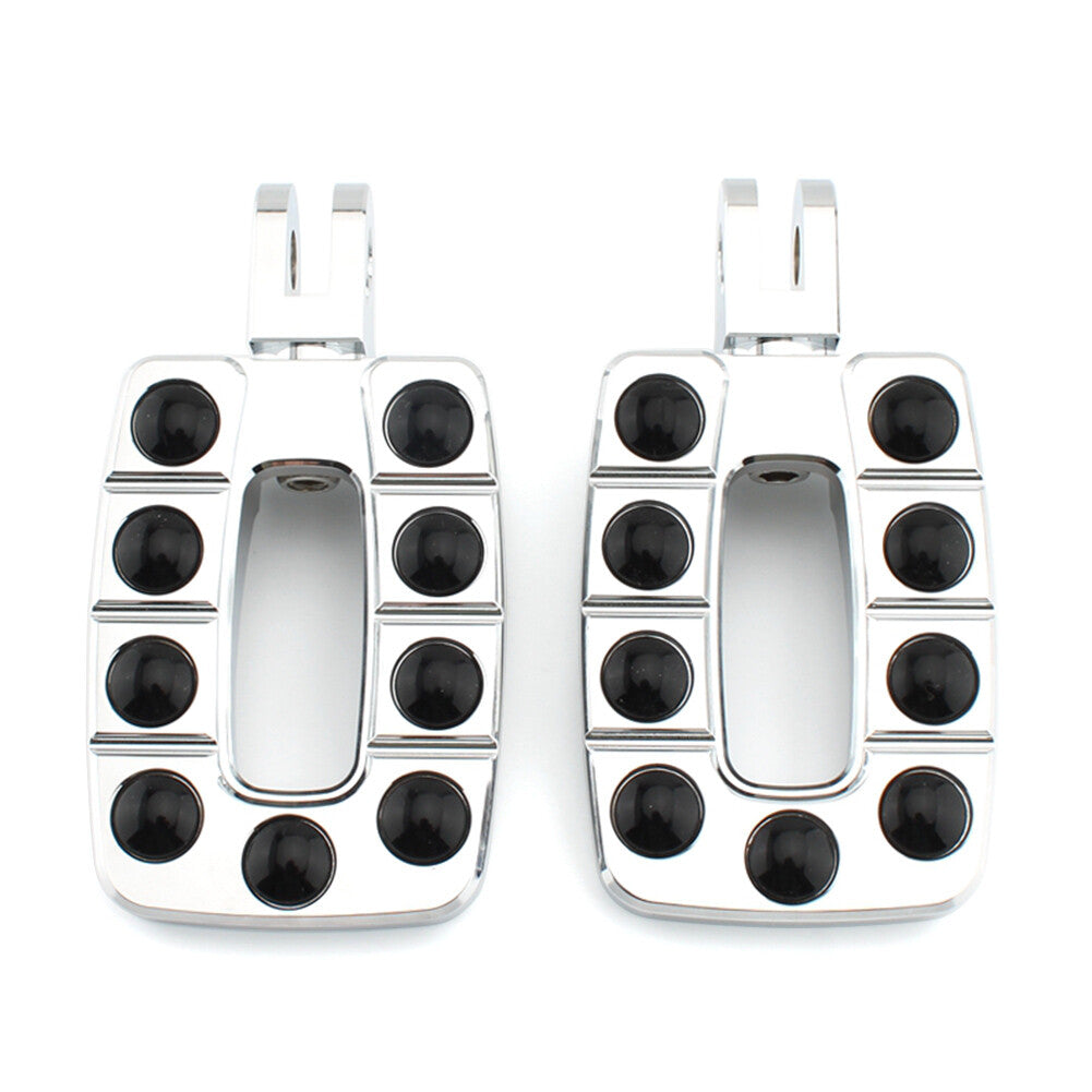 For T100 2002-2013 Thunderbird Legend 2x Chrome Rear Foot Peg Footrest Non-slip