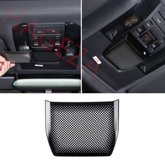 Black Front Reading Light Speaker Net Cover For Toyot@ for Land Cruiser LC250 2024+