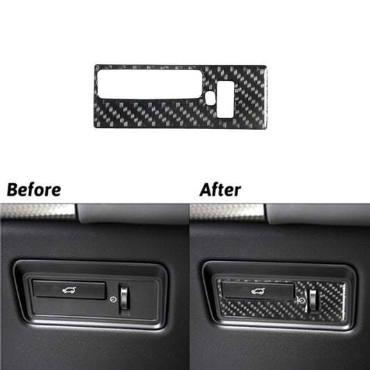 Carbon Fiber Dim Light Control Cover Trim For Land for Range Rover Sport 2014-2017