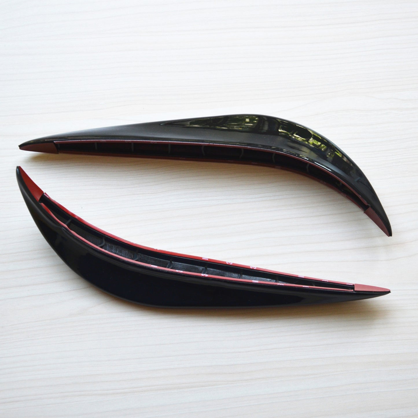 Car Bumper Anti-collision Cover Stickers Guard Black Streamline Protector Strip
