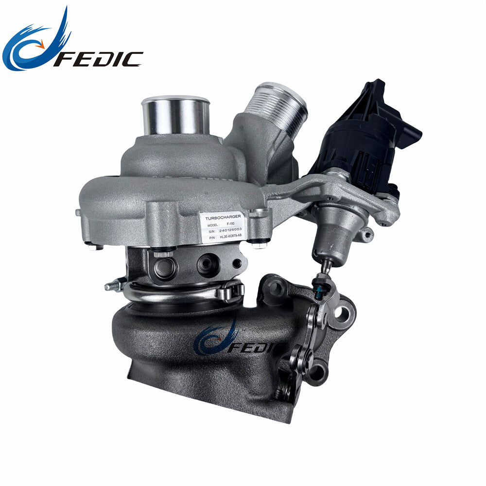 Left MFS Turbocharger HL3E-6C879-AB HL3E-6K682-AB for Ford Pickup F150 3.5L