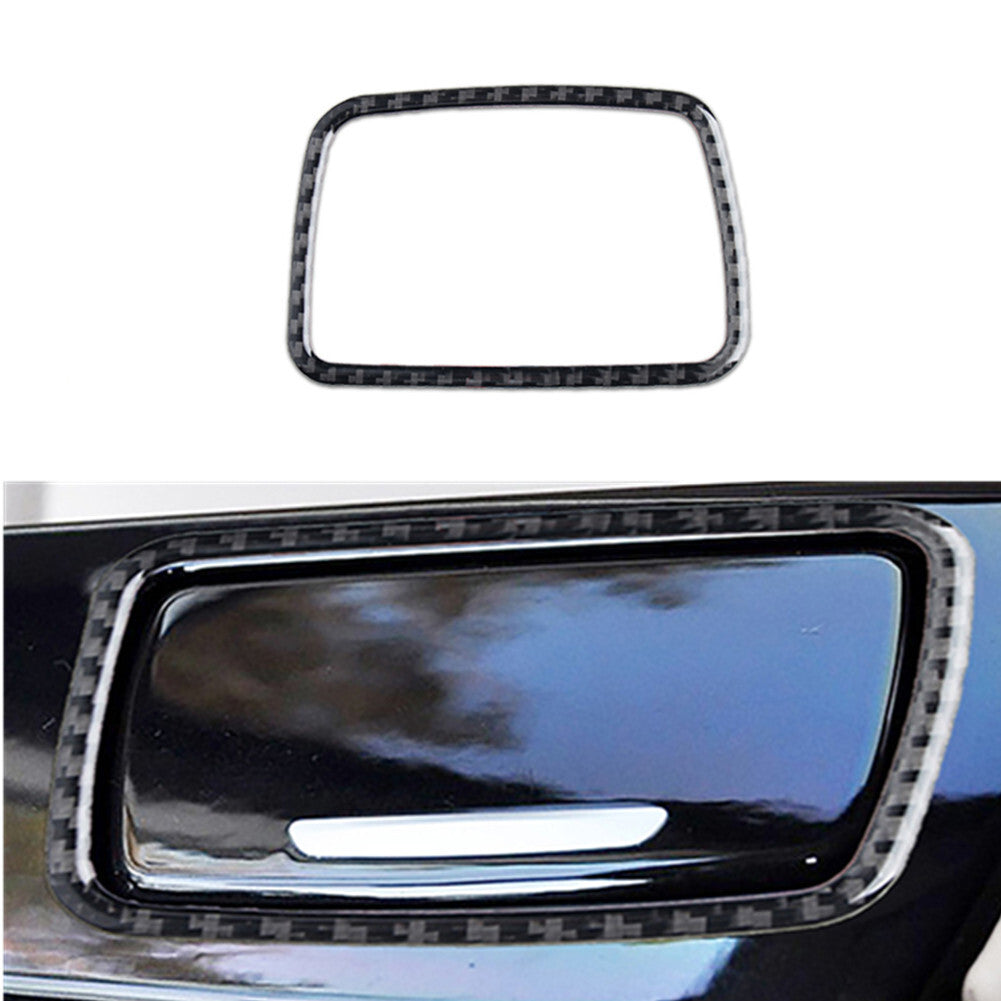 Carbon fiber ashtray decorative trim for BMW 5 Series F10 2011-2017