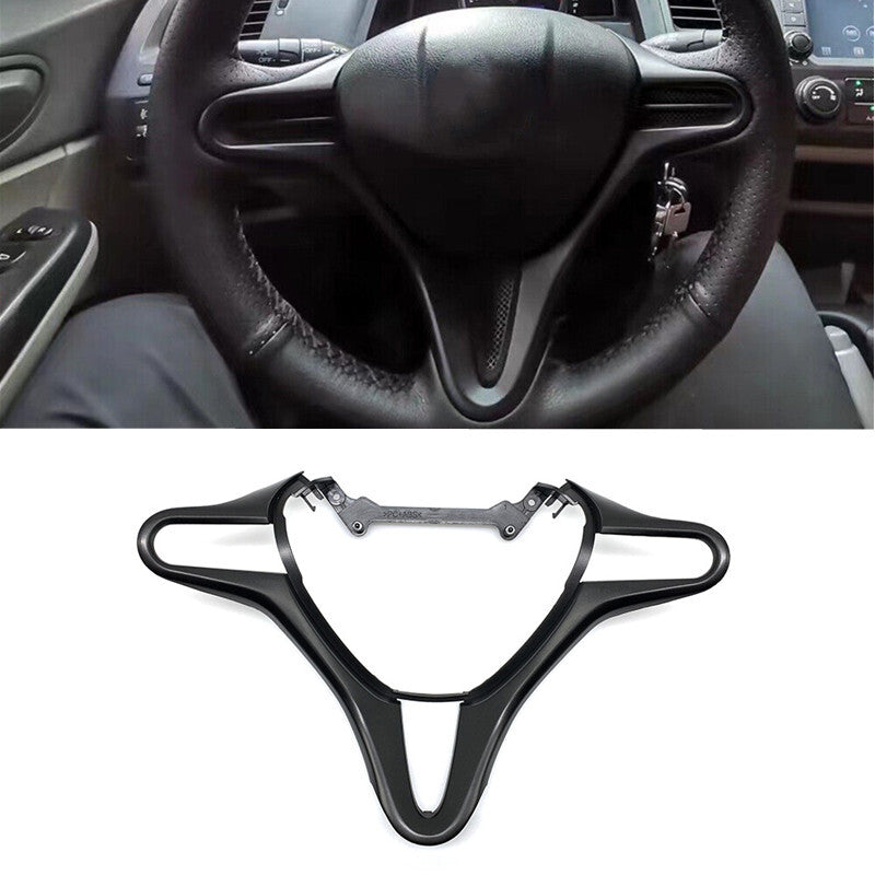Steering Wheel Trim Cover 78540-SVA-A01ZA Black for Honda for Civic 2006-2011