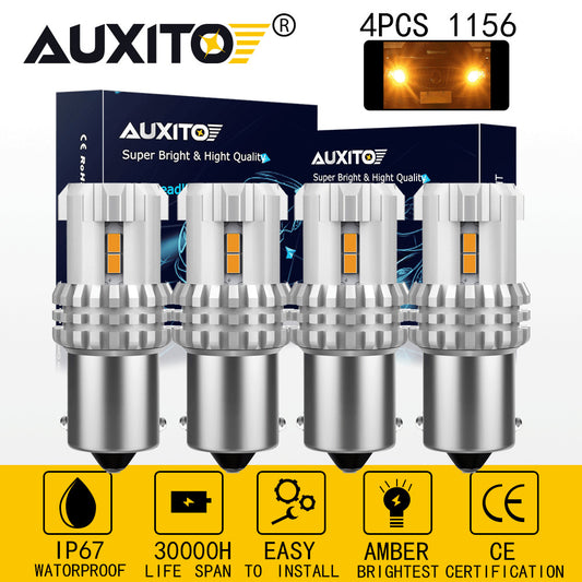 4th Generation AUXITO 1156 7506 BA15S P21W Super Cream/Butter 3030 SMD LED Dubai Speaker