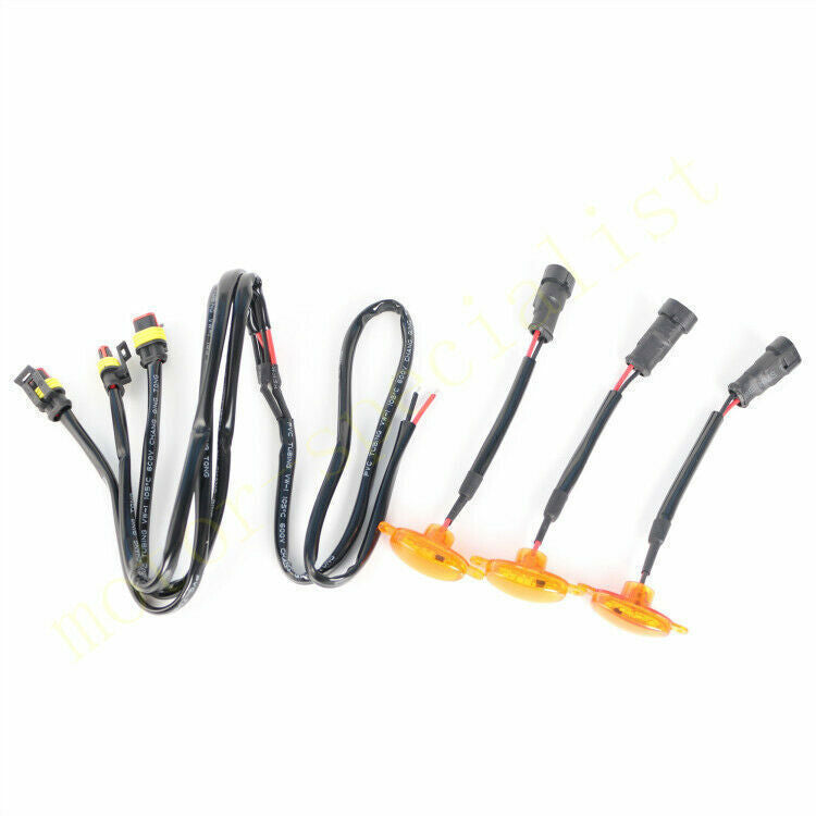 for GMC for Sierra 1500 2007-13 Front Grille yellow LED Light Style DRL Lamp