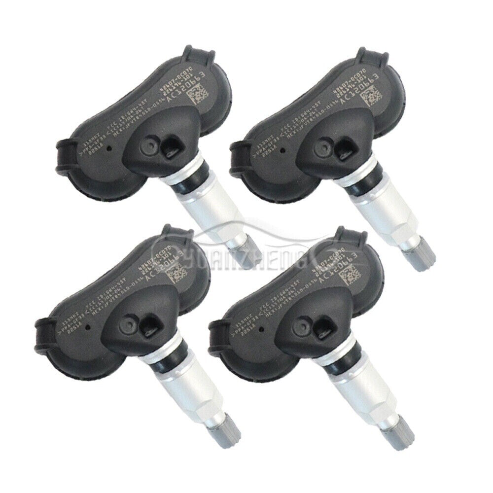 4 Tire Pressure Monitoring Sensors 42607-0C070 for Toyota Sequoia for Sienna Tundra