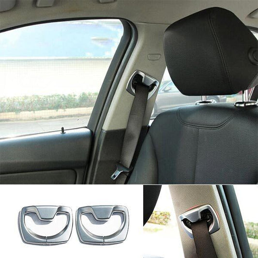 Interior for Seat Belt Buckle ABS Silver Cover Trim for BMW 3 4 Series GT 2013-2019