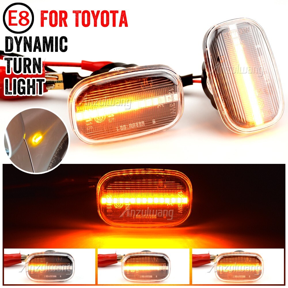 Dynamic Side Marker Turn Light for Toyota Celica T20 Corona Gaia Liteace for Lexus
