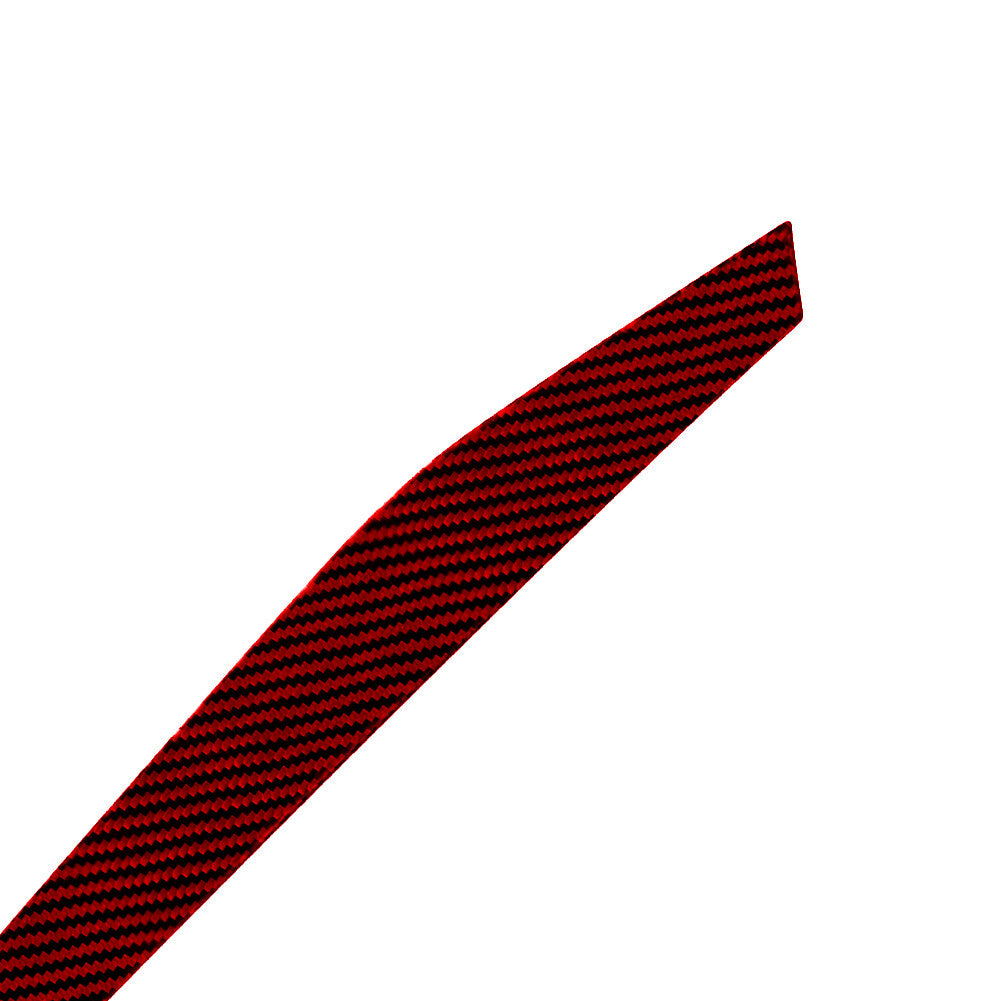 Red Carbon Fiber Center Console Right Side Cover Trim for Ford Explorer 2020-23