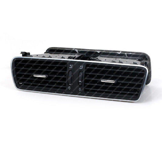 ?? for VW for PASSAT B6 B7 CC Black Central Chrome Front Dash Central Air Vent ??