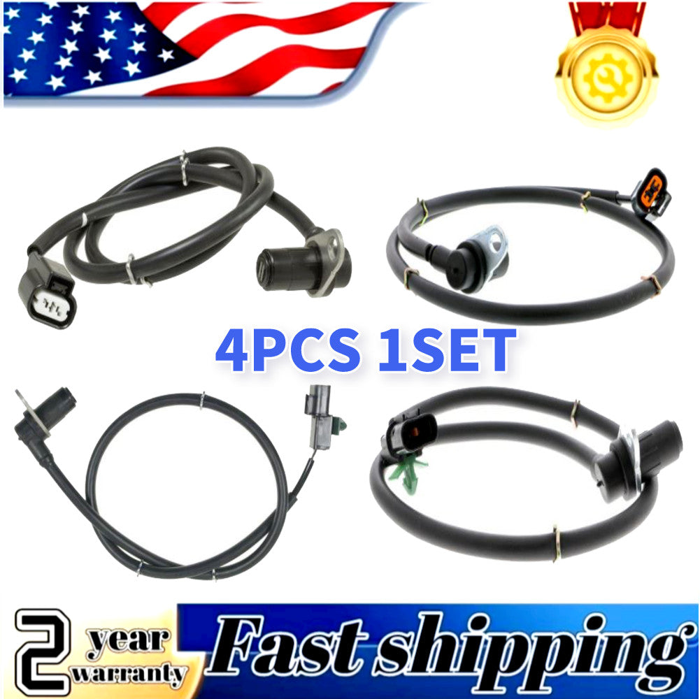 Four ABS wheel speed sensors (front, rear, left, right) suitable for Mitsubishi Montero 01 - 2006