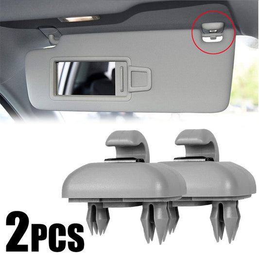 2x grey 8E0857561 sun visor hook clip visor holder for Audi A1 A3 for A4 for A5 A7