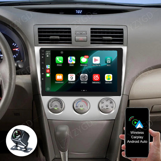 for Toyota for Camry 2006-2011 Stereo Apple Carplay Car Radio GPS Navi 2+32GB Screen