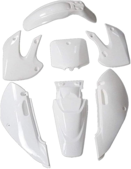 Plastic Body Fairing Kit Front Rear Fenders Side Panels for KLX110 KX65 for Kawasaki