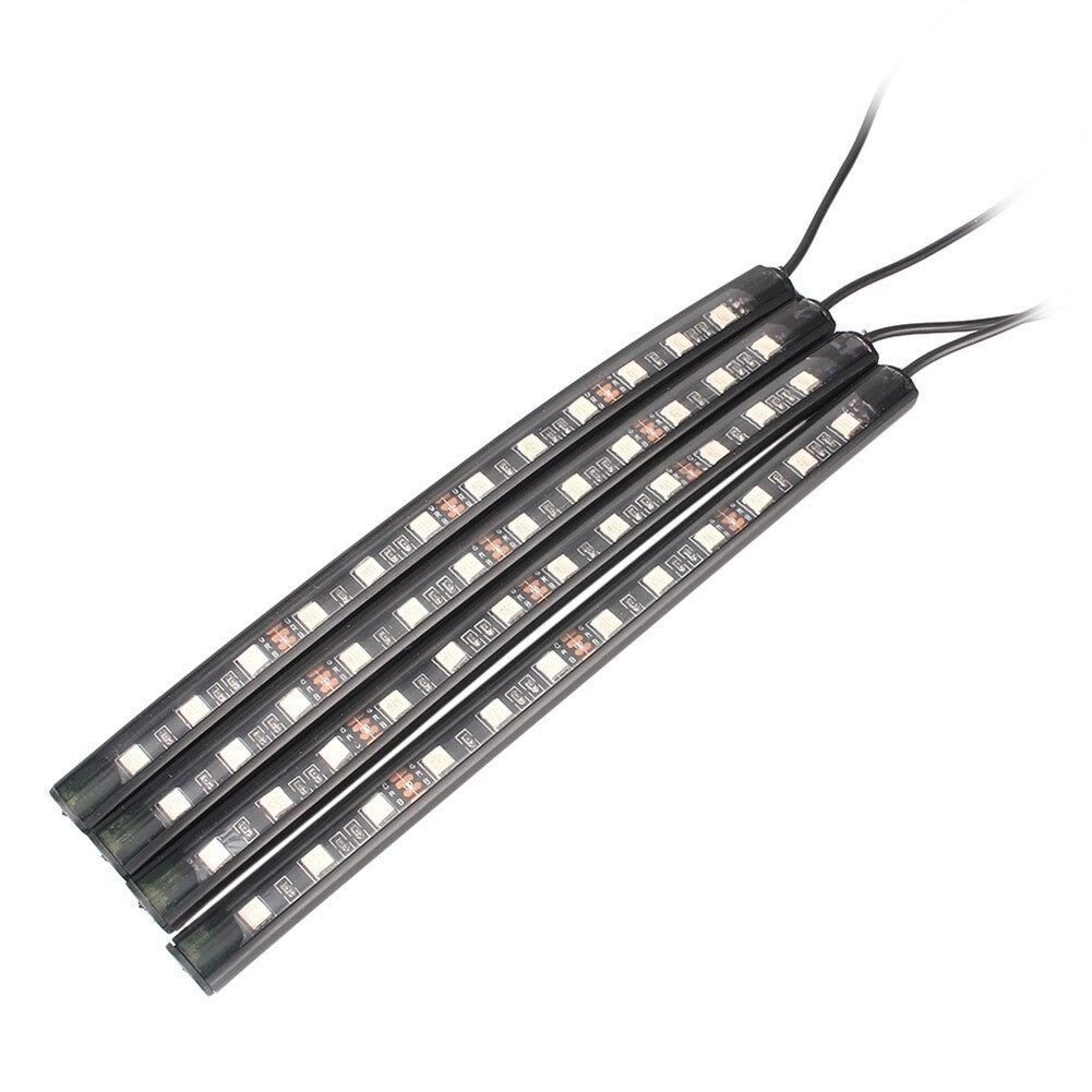12V LED Interior Lights RGB Decorative Colourful Remote Music Control Set