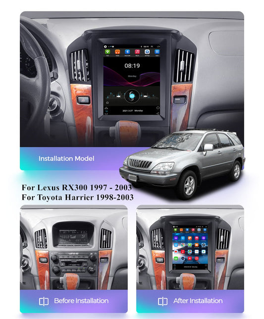 9.7Android 11 2+32GB Carplay Car Stereo Radio for Lexus RX300 for Toyota Harrier