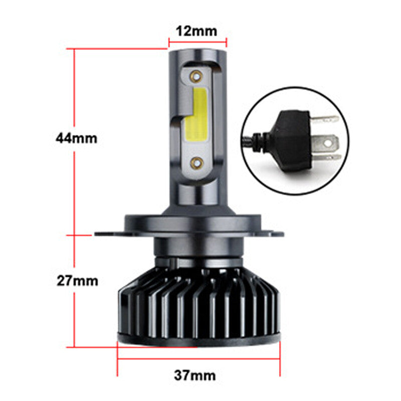 29003 H4 LED Headlight Bulb Kit 10000W 1000000LM High/Low Beam Ultra Bright White