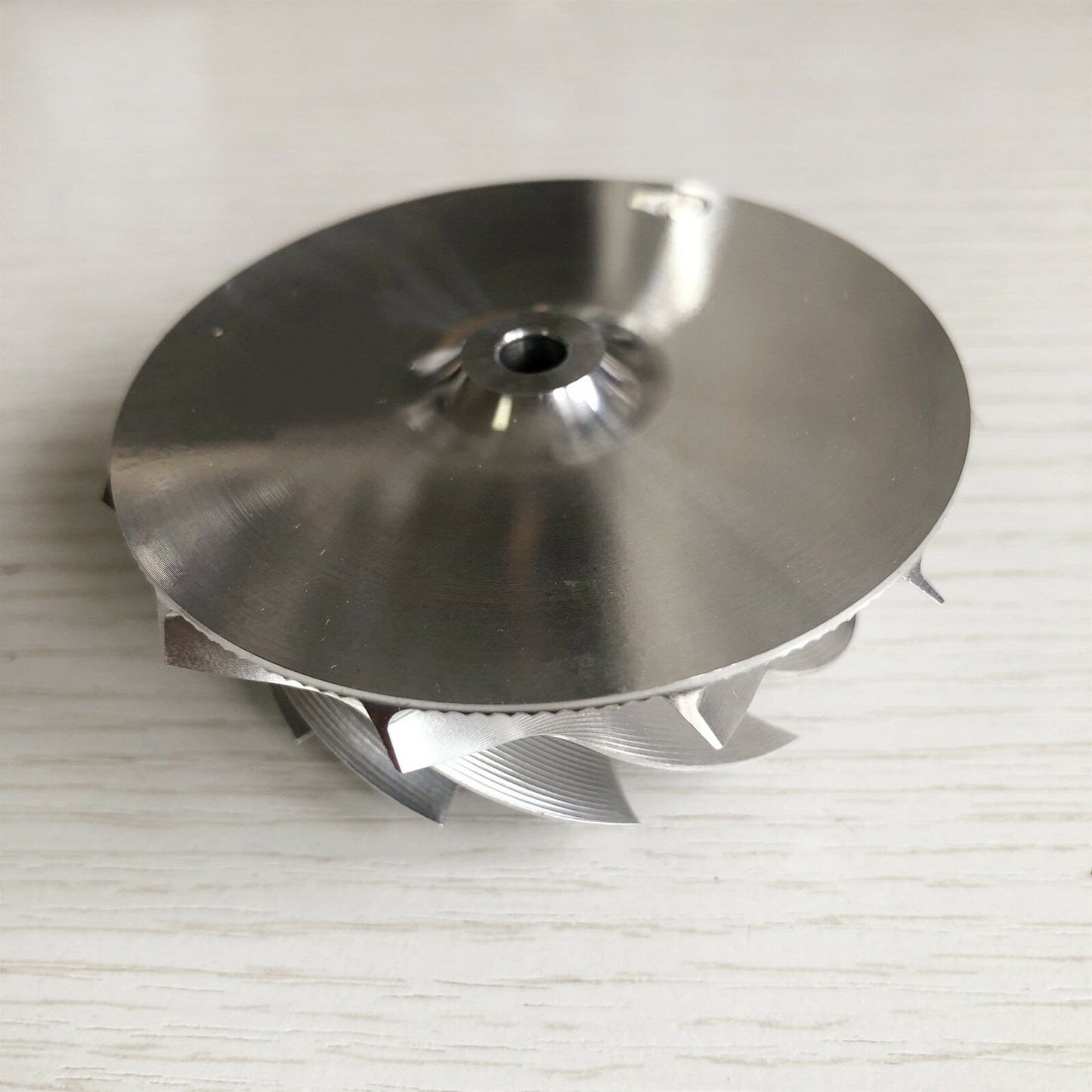 K16 54.70/67.00 mm 11+0 insert tip milling performance billet compressor wheel
