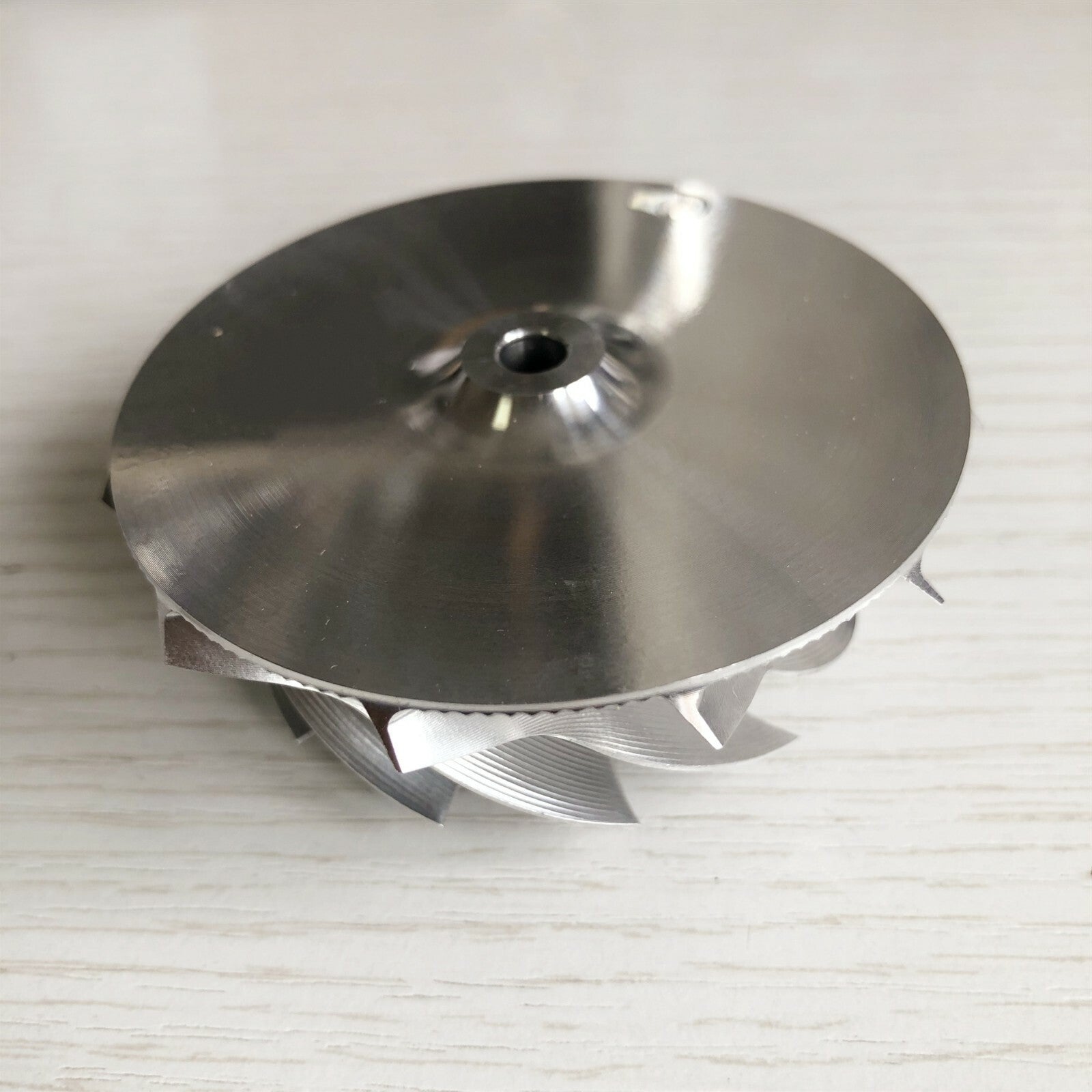 K16 54.70/67.00 mm 11+0 insert tip milling performance billet compressor wheel