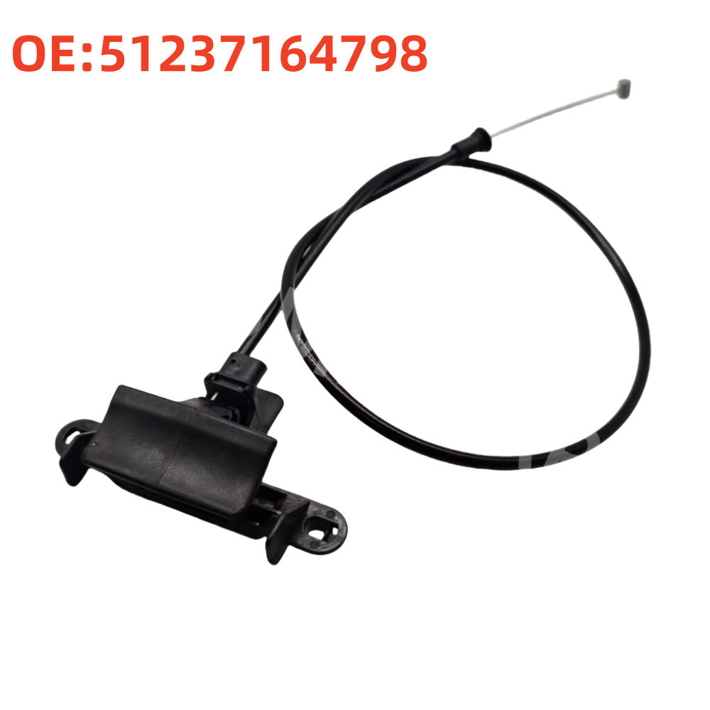 Car Hood Release Cable 51237164798 W/Handle Accessories Fit for BMW for X5 2007-2014
