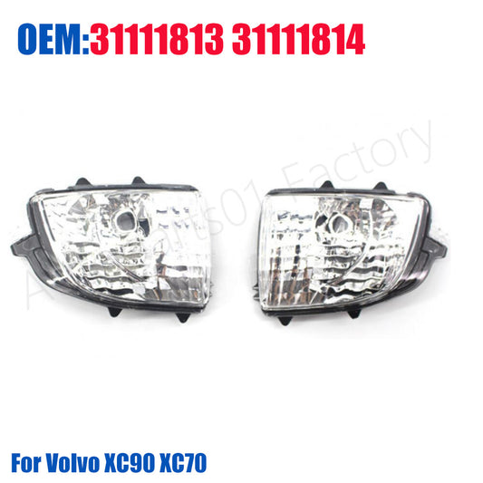 1Pair Mirror Turn Signal Light Corner Lamp 31111813/31111814 for Volvo XC90 XC70