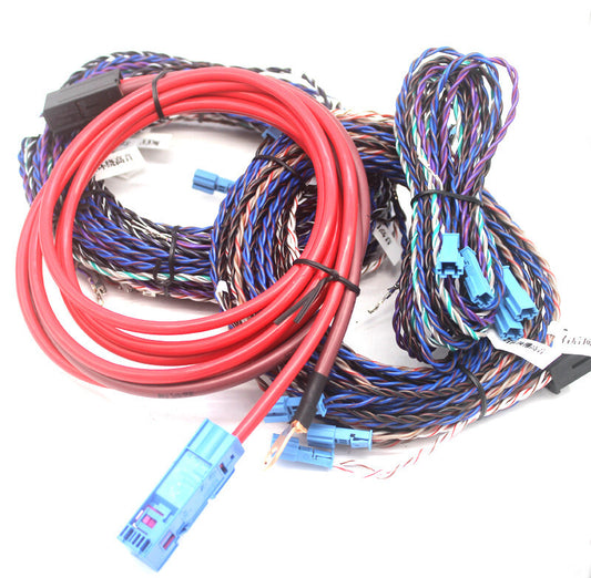 Retrofit Speakers cable amplifier for BMW x5 x5m F15 F85 F95 BowersWilkins
