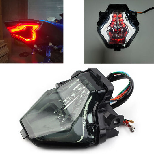 LED Brake Tail Light Turn Signal White for YAMAHA YZF R3 R25 / MT-07 FZ07 MT-03